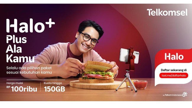 Telkomsel Pascabayar Paket Halo+ menjadi jawaban guna memenuhi beragam kebutuhan aktivitas digital yang semakin dinamis.