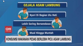 VIDEO: Konsumsi Makanan Pedas Berlebih Picu Asam Lambung