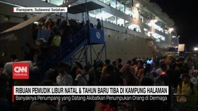VIDEO: Lonjakan Arus Mudik Natal dan Tahun Baru