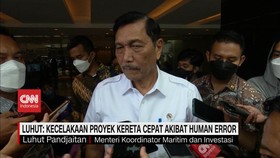 VIDEO: Luhut: Kecelakaan Proyek Kereta Cepat Akibat Human Error