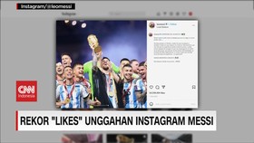 VIDEO: Postingan IG Messi Pecahkan Rekor Like Terbanyak