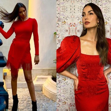 img-title 6 Outfit Serba Merah dari Supermodel Dunia untuk Rayakan Natal