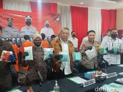 4 Orang Jaringan Malaysia Ditangkap Polisi, Narkoba Rp 50 M Gagal Edar