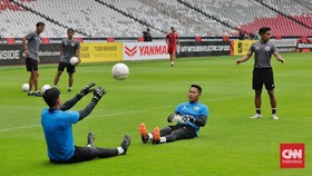 FOTO: Timnas Indonesia Siap Tempur Lawan Kamboja