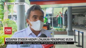 VIDEO: Kesiapan Stasiun Hadapi Lonjakan Penumpang Mudik
