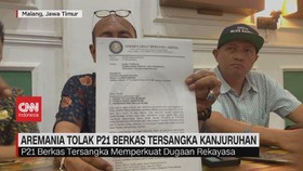 VIDEO: Aremania Tolak P21 Berkas Tersangka Kanjuruhan