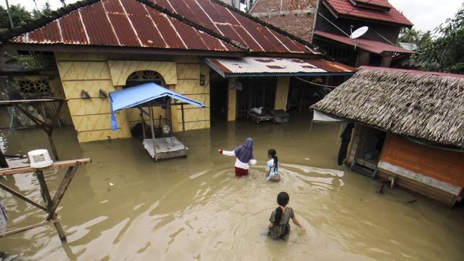 Banjir di Aceh Utara Rendam 54 Desa, 2.311 Warga Mengungsi