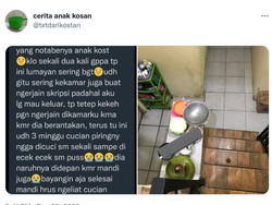 Bikin Emosi! Tetangga Kos Jorok Ini Mengemis Makanan Penghuni Lain