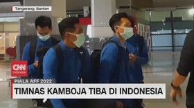 VIDEO: Timnas Kamboja Tiba di Indonesia Jelang Laga Piala AFF di GBK
