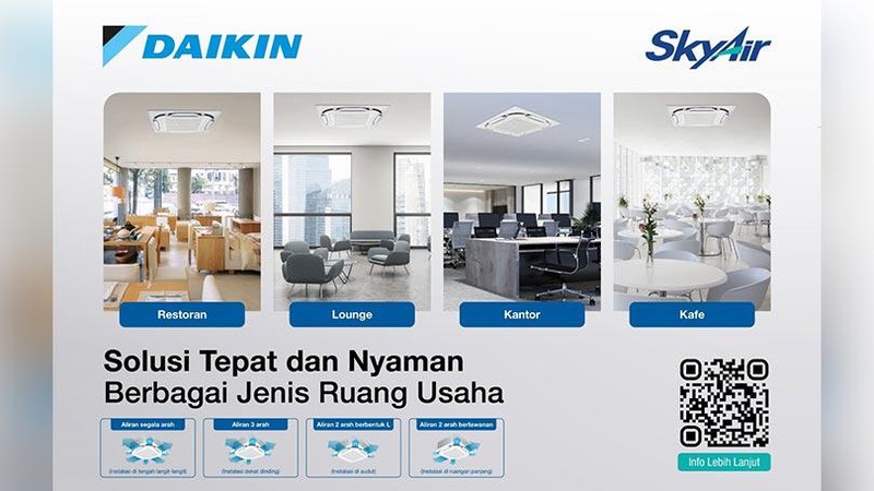 PT Daikin Airconditioning Indonesia menggencarkan pemasaran penyejuk ruangan (air conditioning - AC)