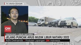 VIDEO: Jelang Puncak Arus Mudik Libur Nataru 2022