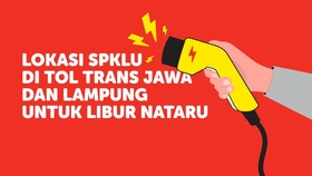 INFOGRAFIS: Lokasi SPKLU di Jalur Mudik Tol Jawa dan Lampung