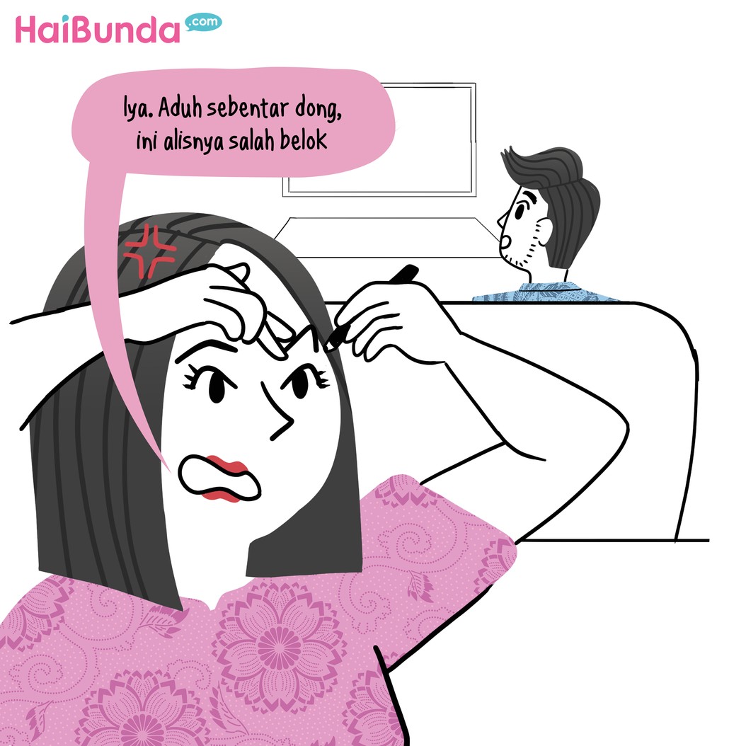 komik alis salah belok
