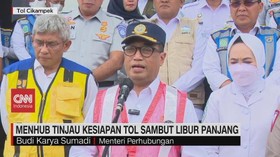 VIDEO: Menhub Tinjau Kesiapan Tol Sambut Libur Panjang