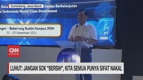 VIDEO: Luhut: Jangan Sok 