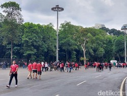 Indonesia Vs Kamboja: Penonton Masih Antre di Luar Stadion Saat Kick-off