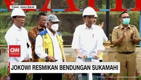 VIDEO: Presiden Jokowi Resmikan Bendungan Sukamahi