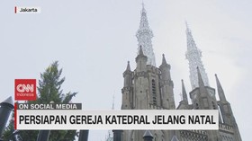 VIDEO: Persiapan Gereja Katedral Jelang Natal