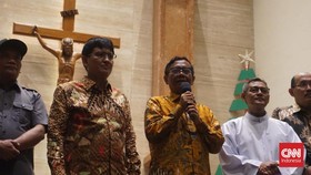 Mahfud di Gereja Yogyakarta: Malam Natal 2022 di RI Aman dan Lancar