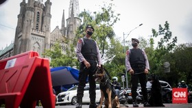 Ribuan Personel Polisi Jaga 1.807 Gereja di Jabodetabek Saat Natal