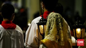 Katedral Jakarta Sedia Layanan Hibrida dalam Dua Sesi Misa Malam Natal