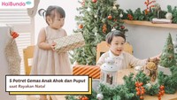5 Potret Gemas Anak Ahok dan Puput saat Rayakan Natal