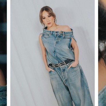 Pakai Baju Bentuk Celana Jin Balenciaga, Bunga Citra Lestari Tuai Kritik