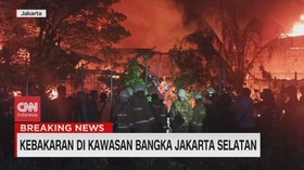 VIDEO: Kebakaran di Kawasan Bangka Jakarta Selatan