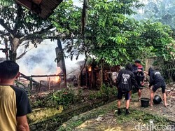 6 Rumah di Sukabumi Terbakar, Seorang Balita Tewas