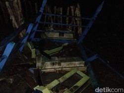 20 Makam Tua Kalsel Diterjang Ombak, Kerangka Manusia Terangkat
