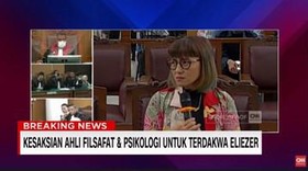 VIDEO: Penjelasan Ahli Psikologi Mengapa Eliezer Ikuti Perintah Sambo