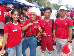 Jelang Brunei Vs Indonesia: Stadion KLFA Penuh Warna Merah