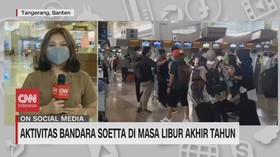 VIDEO: Aktivitas Bandara Soetta di Masa Libur Akhir Tahun