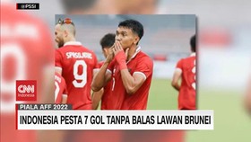 VIDEO: Indonesia Pesta 7 Gol Tanpa Balas Lawan Brunei