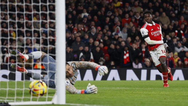 Arsenal mengamankan tiga poin dalam laga lanjutan Liga Inggris di Stadion Emirates saat menjamu West Ham United, Selasa (27/12).