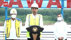 VIDEO: Resmikan Bendungan Sadawarna, Jokowi Minta Produksi Padi Naik