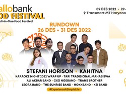 Kahitna hingga Kunto Aji Ramaikan Allo Bank Food Festival