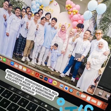 7 Potret Geng Alvin Faiz Hadir di Gender Reveal Party Dihujat, Ada Rey Mbayang