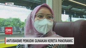 VIDEO: Antusiasme Pemudik Gunakan Kereta Panoramic