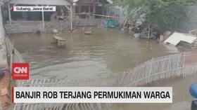 VIDEO: Banjir Rob Terjang Permukiman Warga
