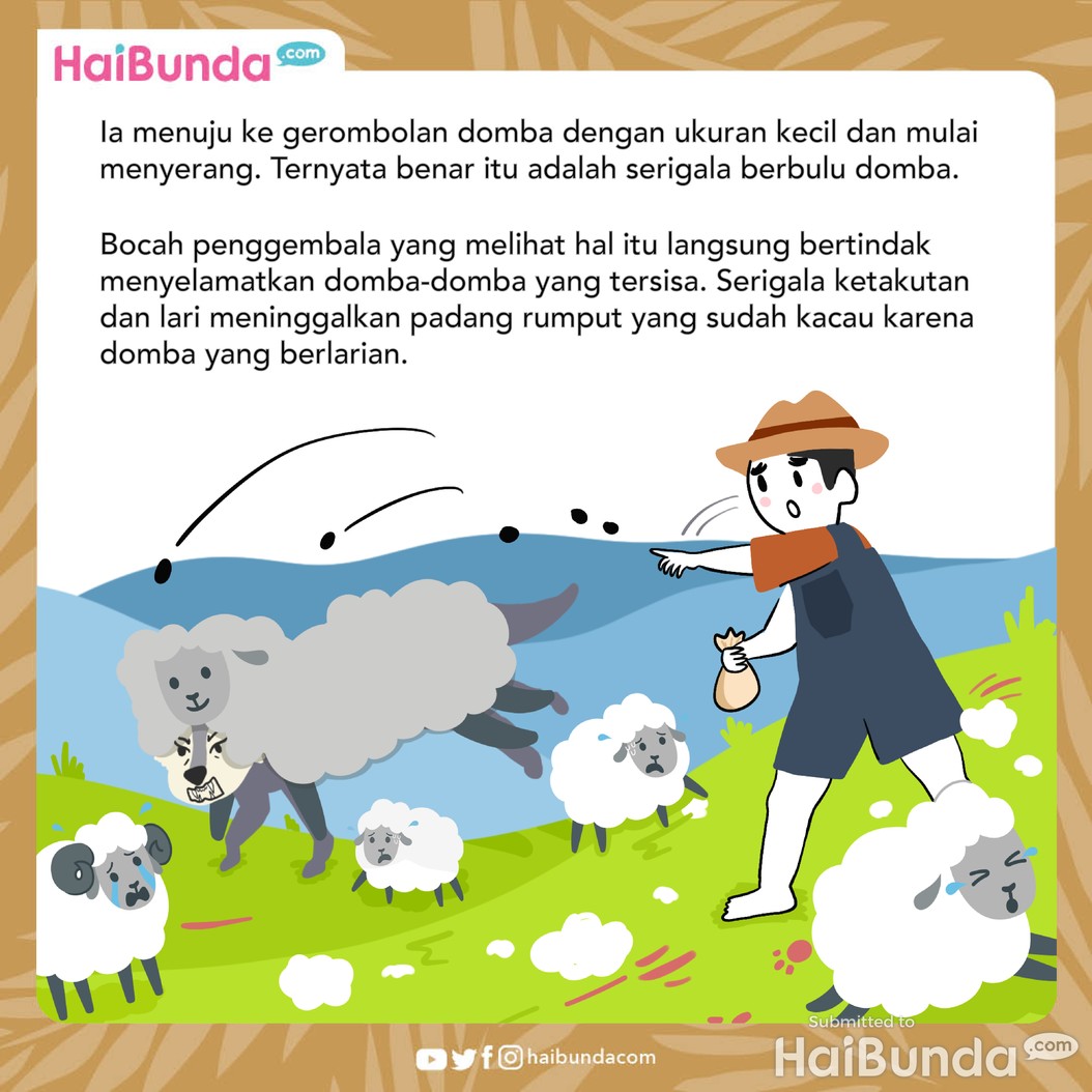 Cerita Fabel: Serigala Berbulu Domba