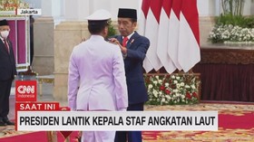 VIDEO: Jokowi Resmi Lantik Muhammad Ali Jadi KSAL