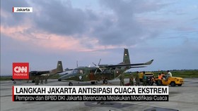 VIDEO: Jakarta Modifikasi Cuaca untuk Antisipasi Cuaca Ekstrem