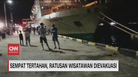 VIDEO: Sempat Tertahan, Ratusan Wisatawan Dievakuasi