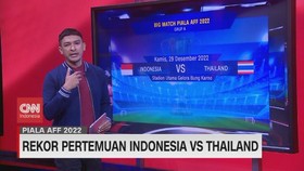 VIDEO: Rekor Pertemuan Indonesia Vs Thailand