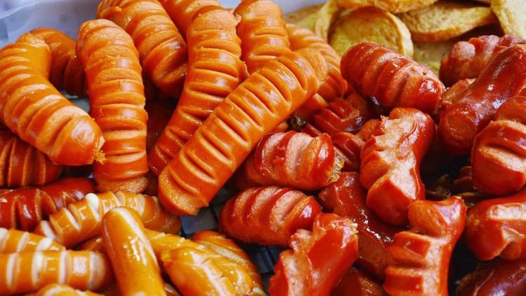 Sosis Bakar Saus BBQ