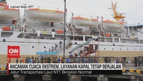 VIDEO: Ancaman Cuaca Ekstrem, Layanan Kapal Tetap Berjalan