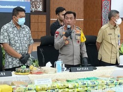 898 Kg Sabu hingga 6,2 Ton Ganja Disita Polda Sumut Sepanjang 2022