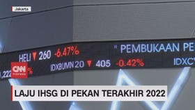 VIDEO: Laju IHSG di Pekan Terakhir 2022