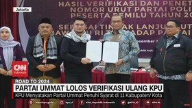 VIDEO: Partai Ummat Lolos Verifikasi Ulang KPU